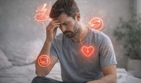 استرس پنهان: ۷ نشانه‌ای که بدن بهت می‌گه